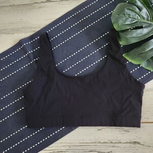 Everlane The Perform Bra Sports Bra Black Size Small
